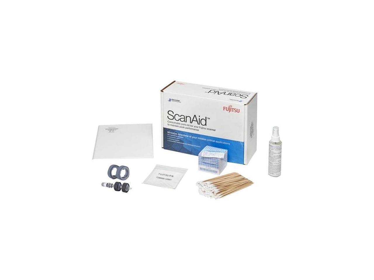 ScanAid FUJITSU ScanAid™ Consumable parts kit to maintain peak performance of your Fujitsu scanner. Minimize downtime of your mission critical applications.