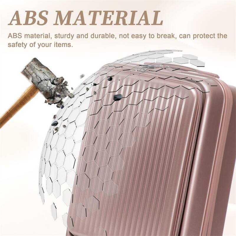 ABS MATERIAL  
ABS material, sturdy and durable, not easy to break, can protect the safety of your items.