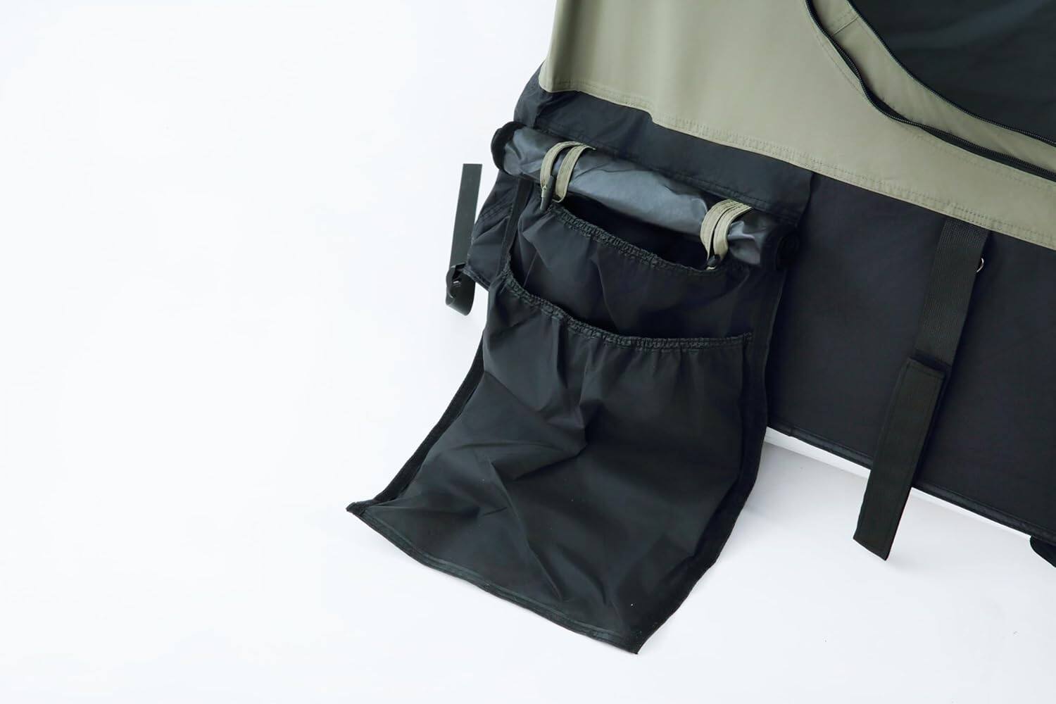 Alt View 7. Trinkets Crazed - Inflatable Rooftop Tent for Car SUV Truck,2 Person Roof Top Camping Tent with Mattress & Ladder - green.