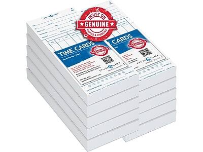 INSIST ON GENUINE CARDS & RIBBONS
TIME CARDS
NO TIME TO WASTE