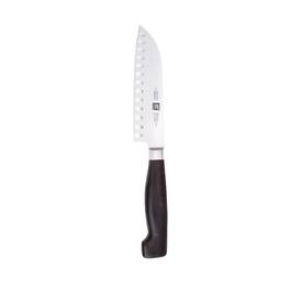 ZWILLING - Four Star 5-inch Hollow Edge Santoku Knife - Stainless Steel