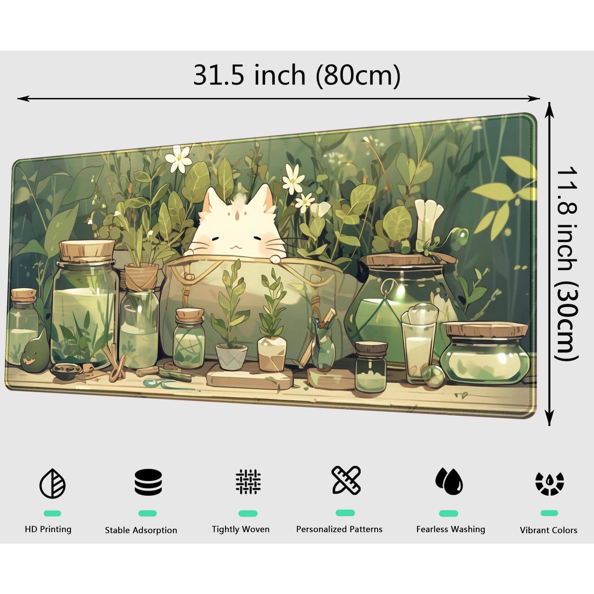 31.5 inch (80cm) x 11.8 inch (30cm)

- HD Printing
- Stable Adsorption
- Tightly Woven
- Personalized Patterns
- Fearless Washing
- Vibrant Colors