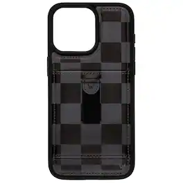 Walli Cases - iPhone 17 Pro Sport Case with Wallet and Finger Strap - Midnight Check