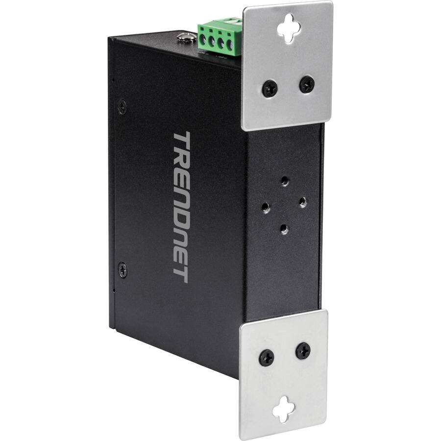 Alt View 1. Trendnet - TRENDnet 5-Port Industrial Fast Ethernet DIN-Rail Switch, TI-E50, 5 x Fast Ethernet Ports, IP50 Rated, Extreme - Black.