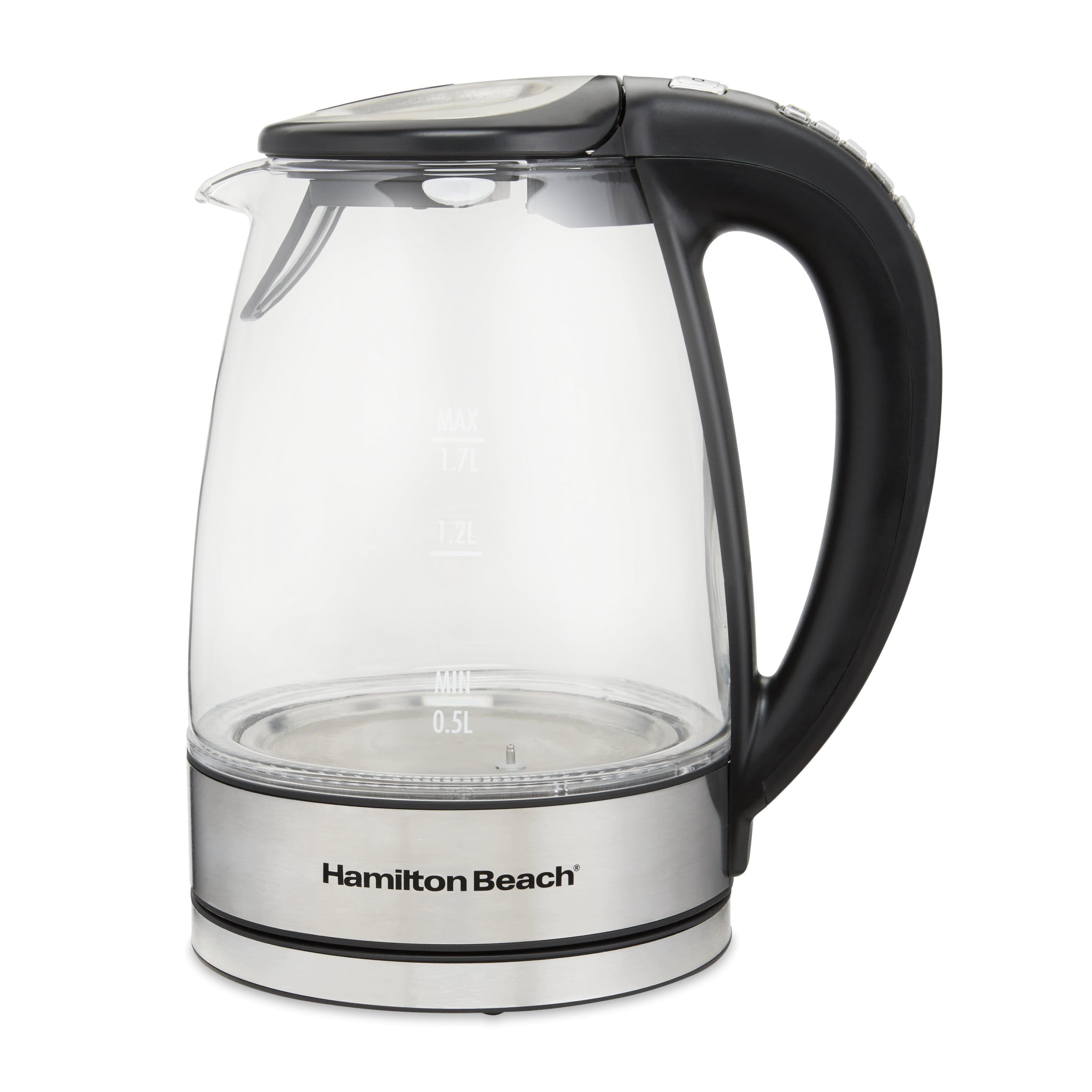 Hamilton Beach - Variable Temperature Glass Kettle - Stainless Steel