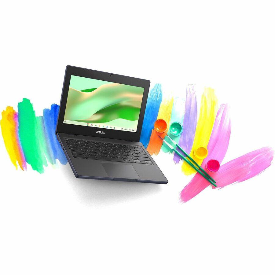 Alt View 7. ASUS - Asus Chromebook CZ11 CZ1104CM2A-YZ84 11.6" Rugged Chromebook - HD - Octa-core (ARM Cortex A76 + Cortex A55) - 8 GB - 64 - Mineral Gray.