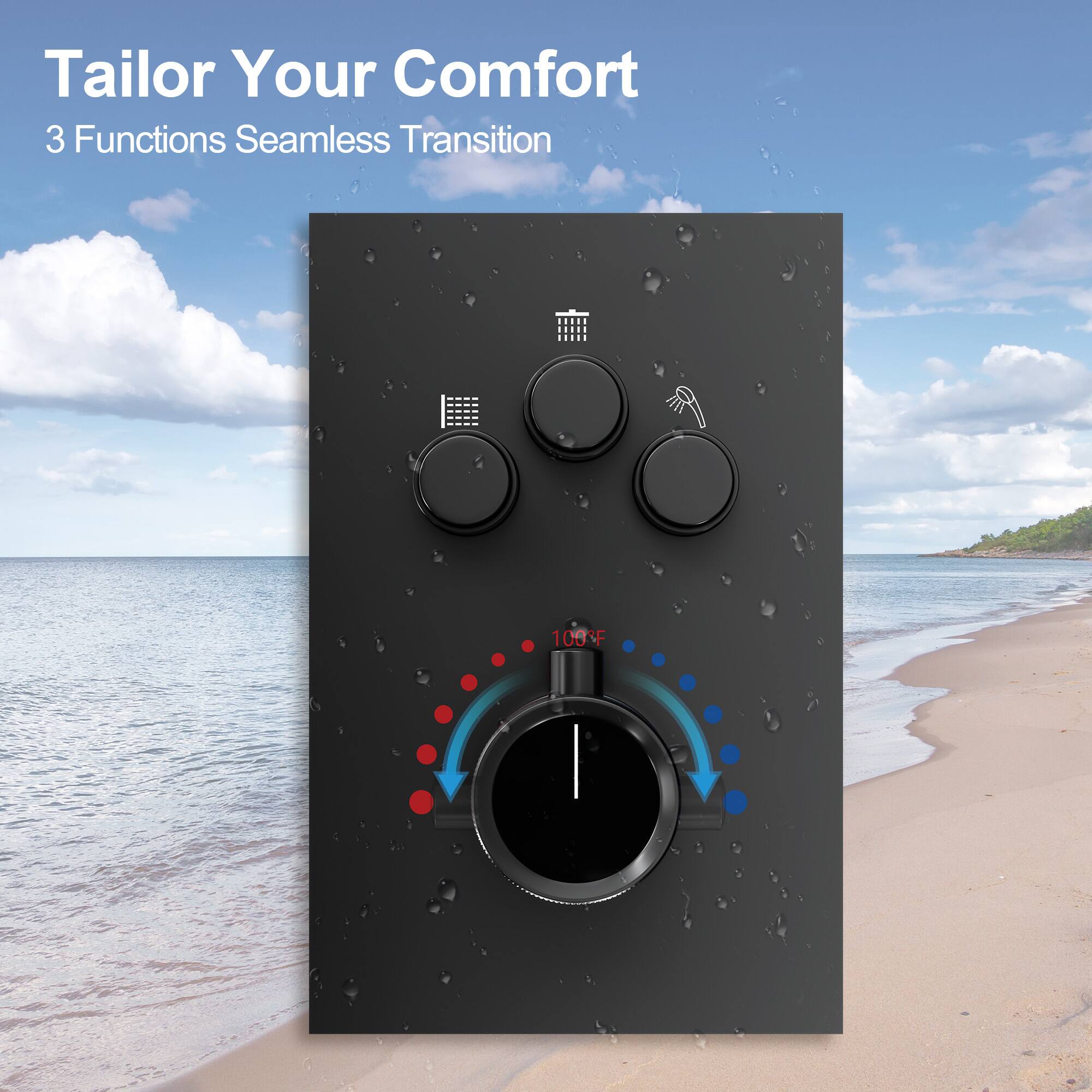 Tailor Your Comfort  
3 Functions Seamless Transition