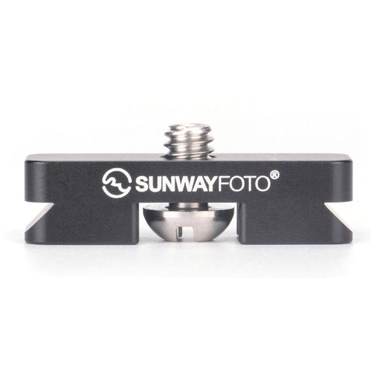 Alt View 2. SunwayFoto - SunwayFoto DP-12 12mm Dedicated Video Light Mini Quick-Release Plate.