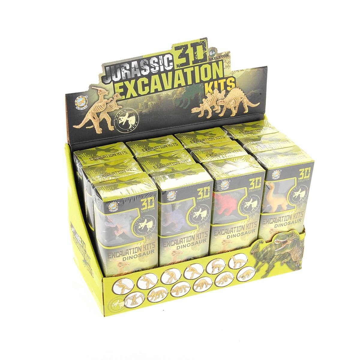 3D Jurassic Excavation Kits  
6+ Skeleton  
Excavation Kits  
Dinosaur  
30  
3D Excavation Kits  
Dinosaur  
30  
3D Excavation Kits  
Dinosaur  
30  
3D Excavation Kits  
Dinosaur