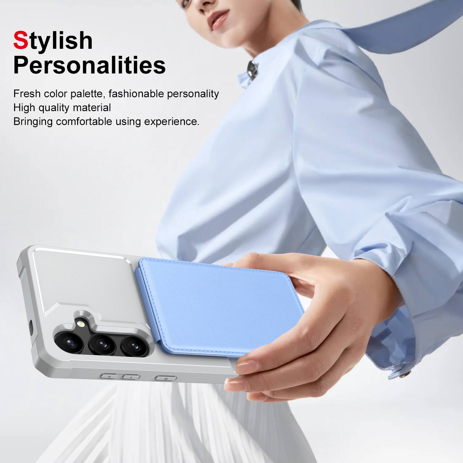 Stylish Personalities

Fresh color palette, fashionable personality  
High quality material  
Bringing comfortable using experience.