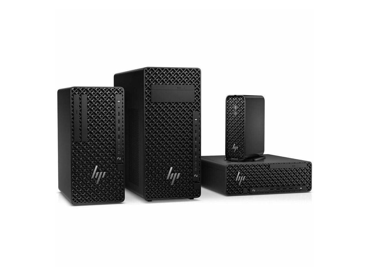 Alt View 3. HP - HP Z2 G1i Workstation Intel Core Ultra 5 235 32GB 1TB SSD Black W880 Win11 Pro RTX 2000 Ada 16GB - Black.