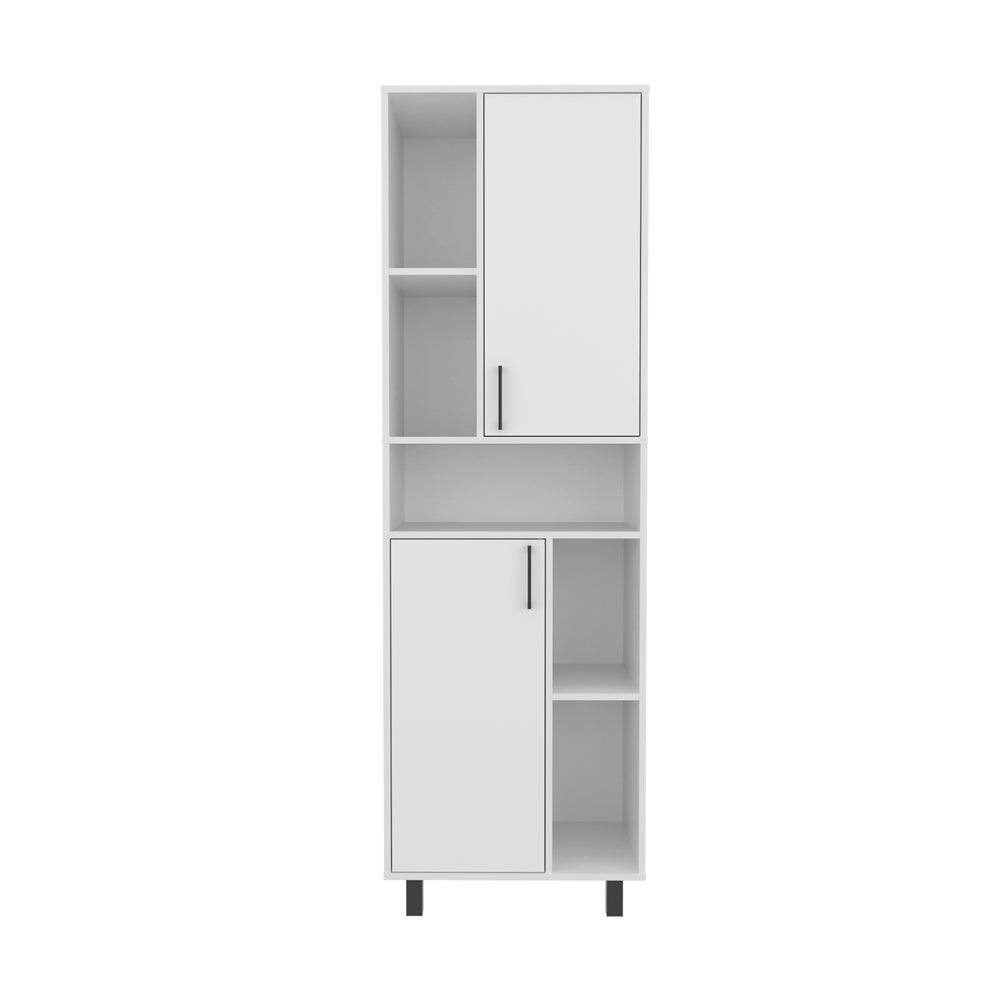 Front. Treevol Furniture - Bentonia Pantry - White.