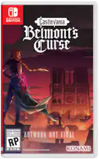 NINTENDO SWITCH - Castlevania: Belmont's Curse
RATING PENDING
COTE en ATTENTE
ARTWORK NOT FINAL
RP ESRB
©2026 Konami Digital Entertainment
KONAMI
