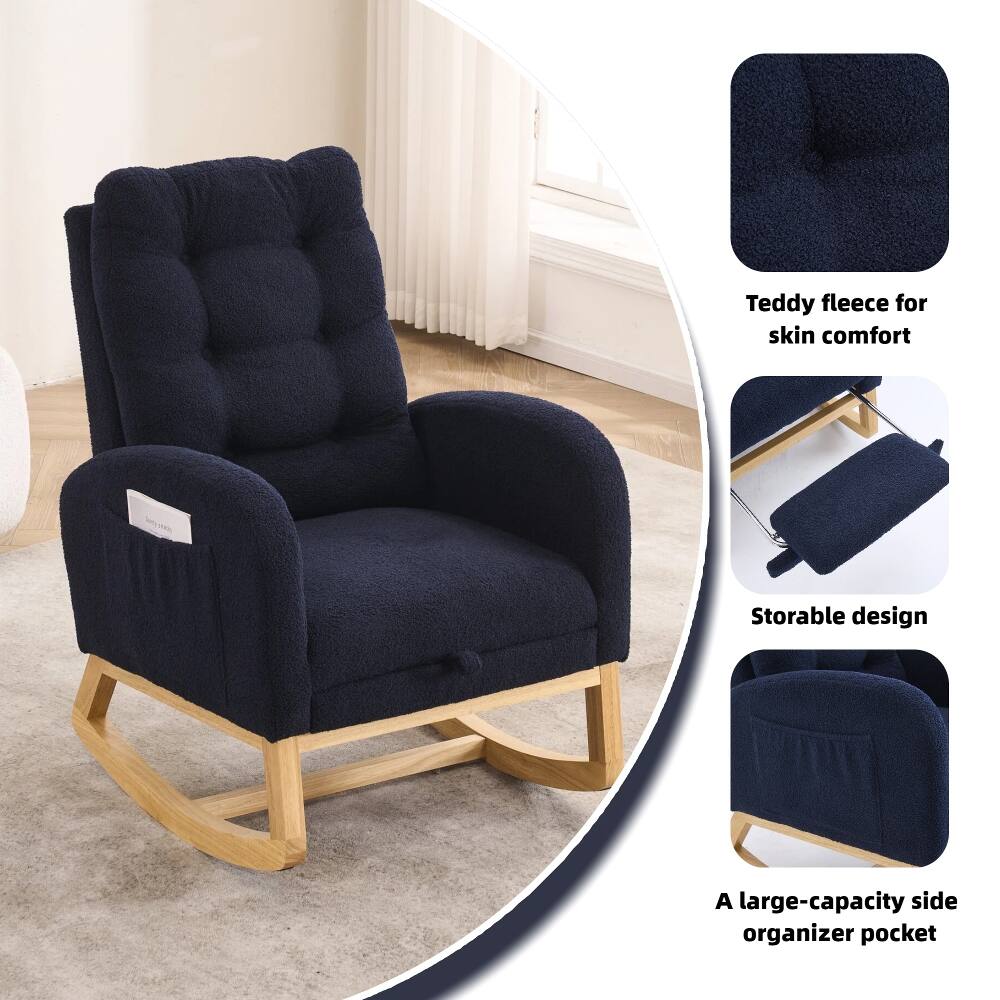 Teddy fleece for skin comfort  
Storable design  
A large-capacity side organizer pocket