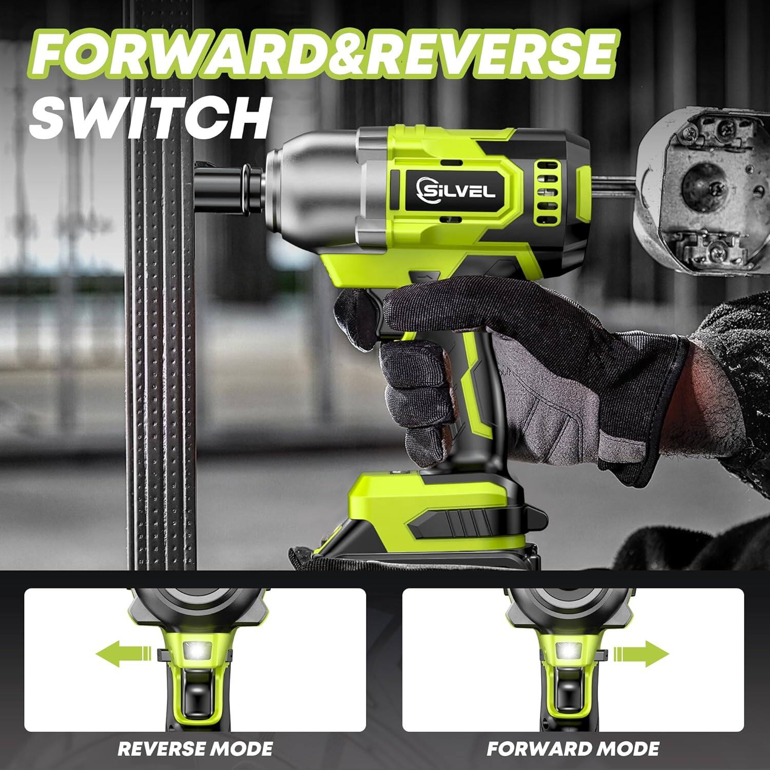 FORWARD&REVERSE SWITCH SiLVEL REVERSE MODE FORWARD MODE