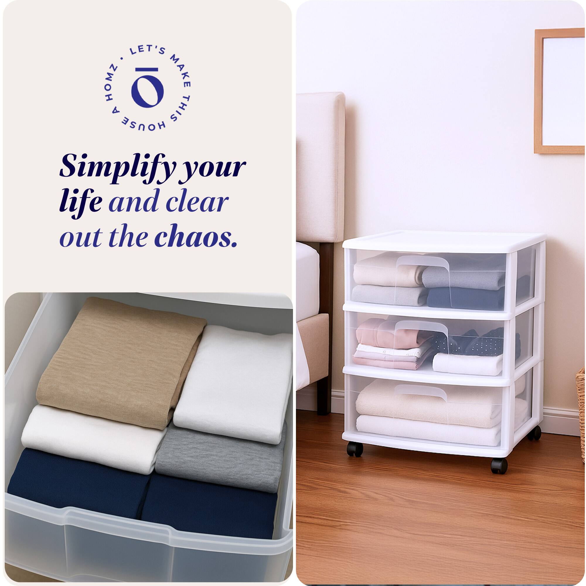 LET'S MAKE THIS HOUSE A HOME.

Simplify your life and clear out the chaos.