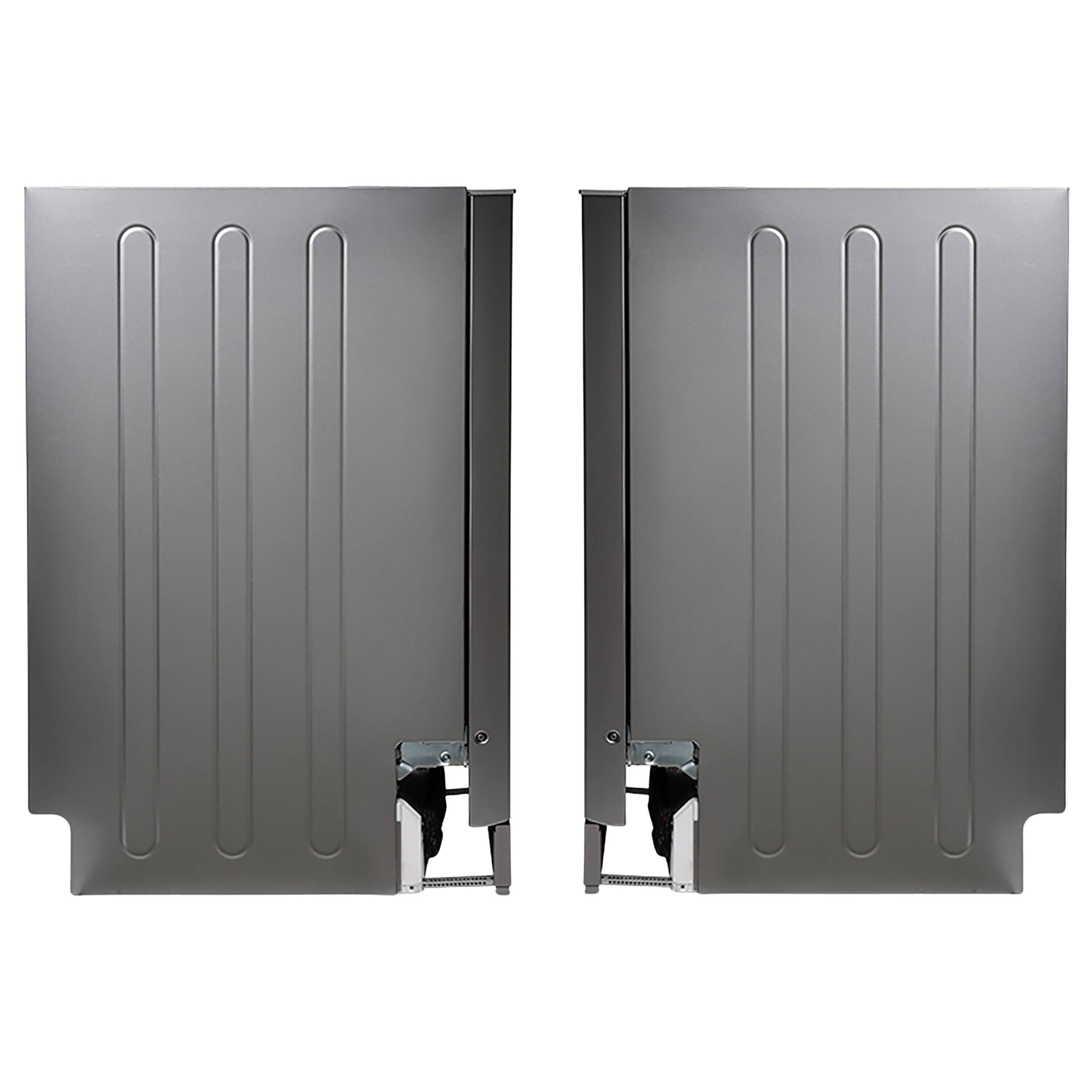 Alt View 9. Equator - Equator 24" Built-In Dishwasher Top Control 3rd Rack 15 place 3.4g Sanitize 51 dB Turbo Dry Energy Star 110V ADA - Silver.