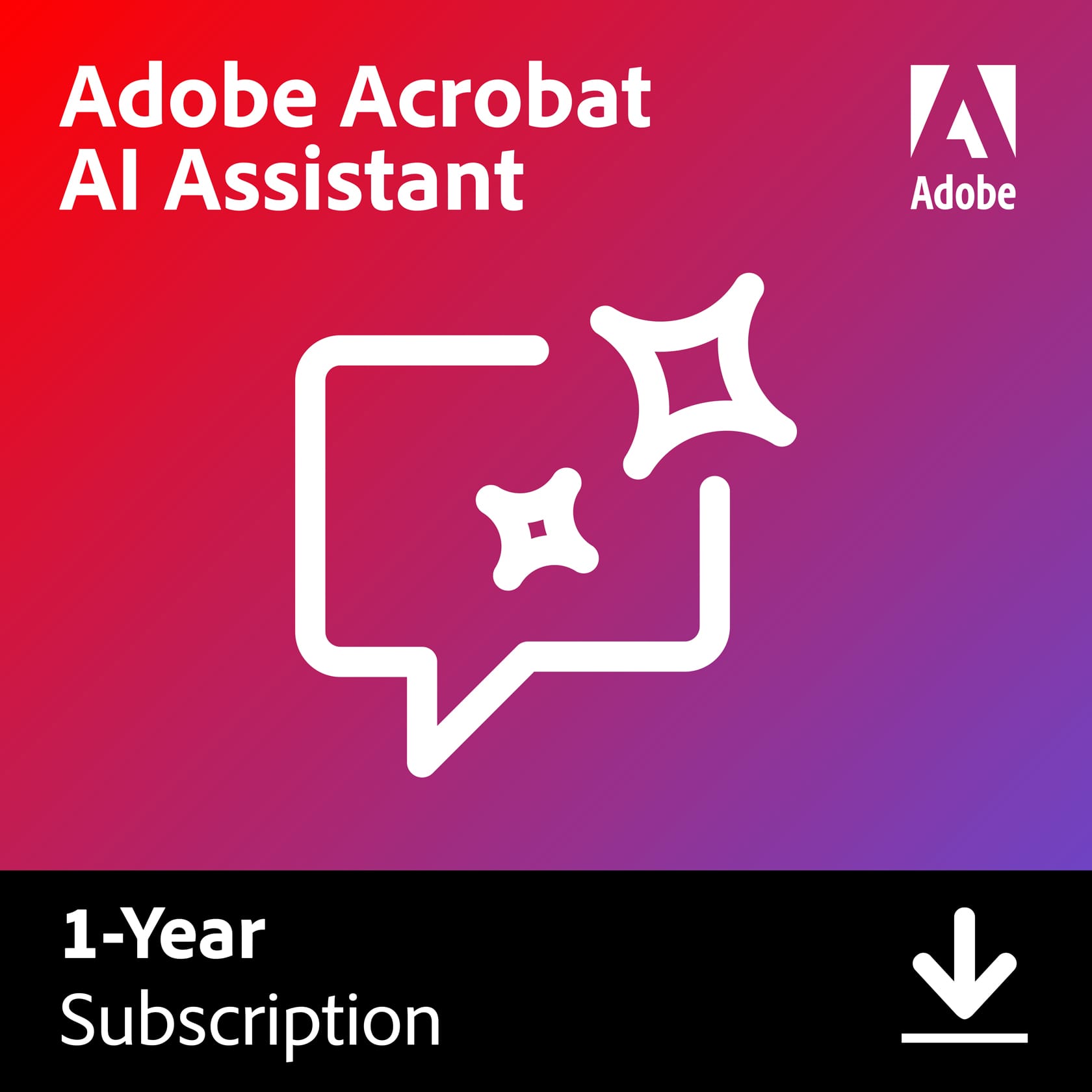Adobe Acrobat Al Assistant 1-Year Subscription
