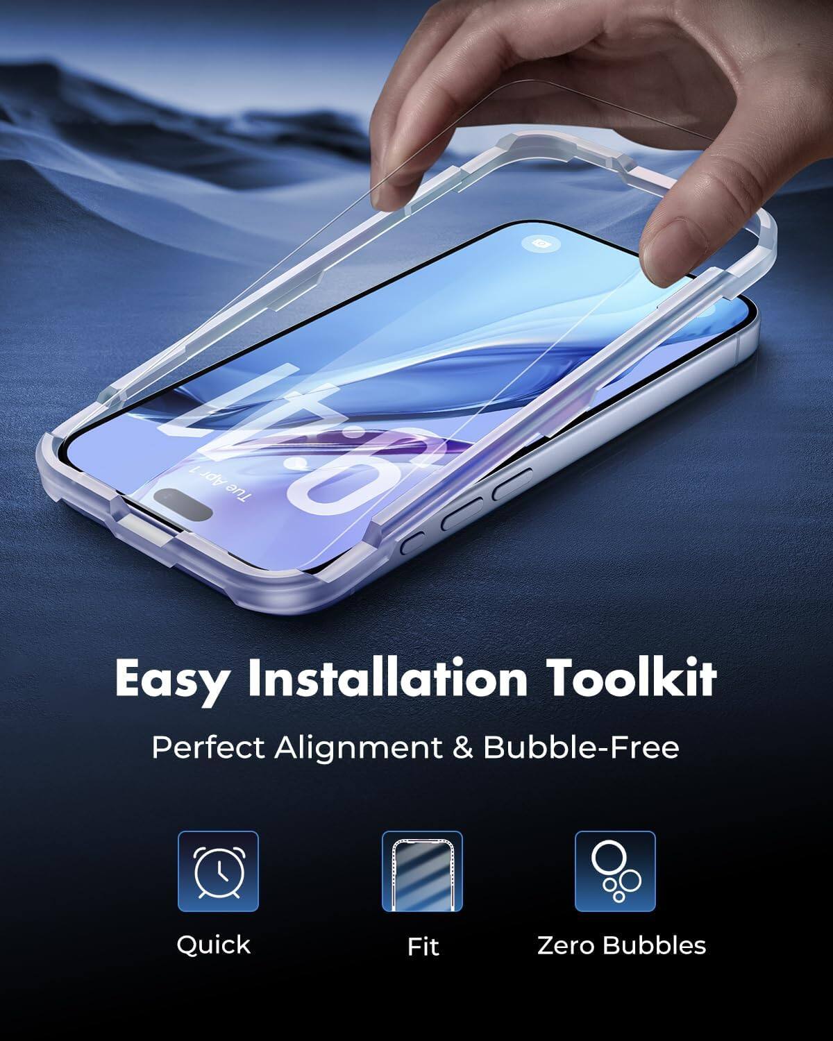 176 L Apr Tue CCC Easy Installation Toolkit Perfect Alignment & Bubble-Free  
Quick Fit Zero Bubbles