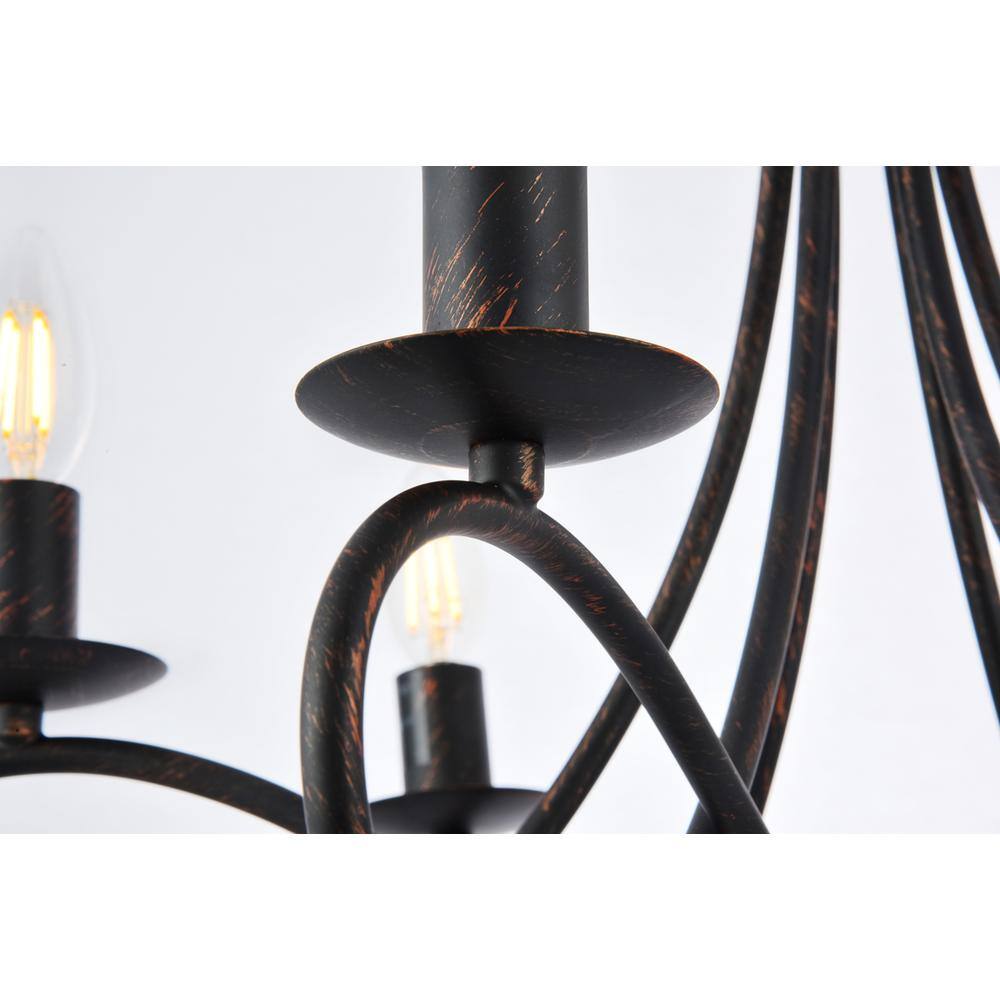 Back. Urban Classic - Lyndon 6 light Dark Bronze Pendant - Dark Bronze.