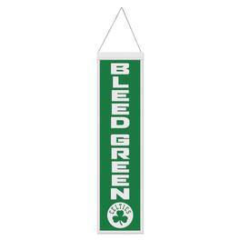 WinCraft - Boston Celtics 8" x 32" Slogan Wool Banner - Multicolor