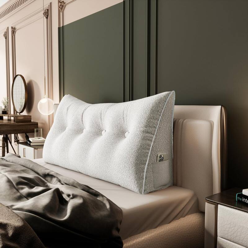 The image contains the following text:

- "the interior" (located on the nightstand)