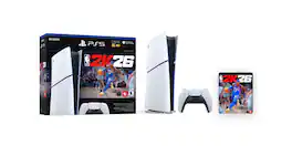 PlayStation 5 Digital Edition Slim Console NBA 2K26 Bundle - 1TB SSD, DualSense Controller, PS5 Gaming Sys - PlayStation 5