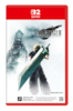 **Nintendo Switch**
**Final Fantasy VII Remake Intergrade**
**Square Enix**
**Game-Key Card**
**Carte Clé de Jeu**
**Tarjeta Llave de Juego**
**90 GB - Full game download via internet required. See back.**
**Le jeu requiert un téléchargement via Internet de 90 Go.**
**El juego requiere una descarga de 90 GB a través de internet.**
**support.nintendo.com/switch2/gamekeycard**