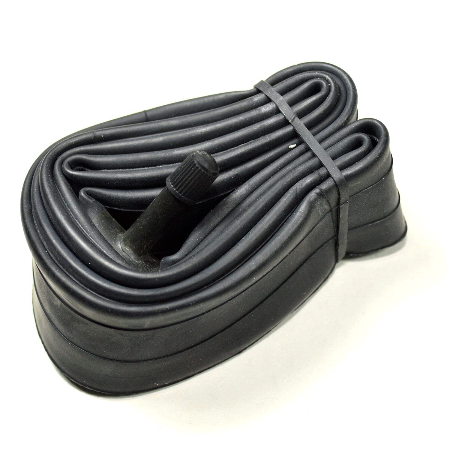Alt View 4. HQRP - 20 in Bike Inner Tube 1.75-2.125 in Schrader Valve Butyl Rubber - Black.