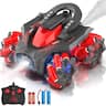 Loheer - RC Stunt Car 4WD Remote Control Truck 360 Rotating All Terrain Off Road Vehicle with Two Batteries