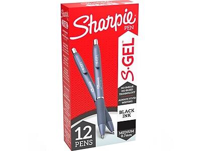 Sharpie Pen  
S.GEL  
No Smear  
No Bleed  
Always Vivid Writing  
Black Ink  
Medium 0.7mm  
12 Pens
