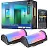 Govee 2 Pack are Promatic Lighting 20000m Bright Light WP7 Waterproof App Control 12:00 + - Lg the 4 / . ser - I - - - - - AI E ! - i - - - fosing S - - - - - -- - - suming - Govee Outdoor Wall Light Pro Outdoor matter Sg4 alexa with - - Groople Home Sather Sebin 1 a - a se - SL . - - Suorsa 2 - : " addidao I