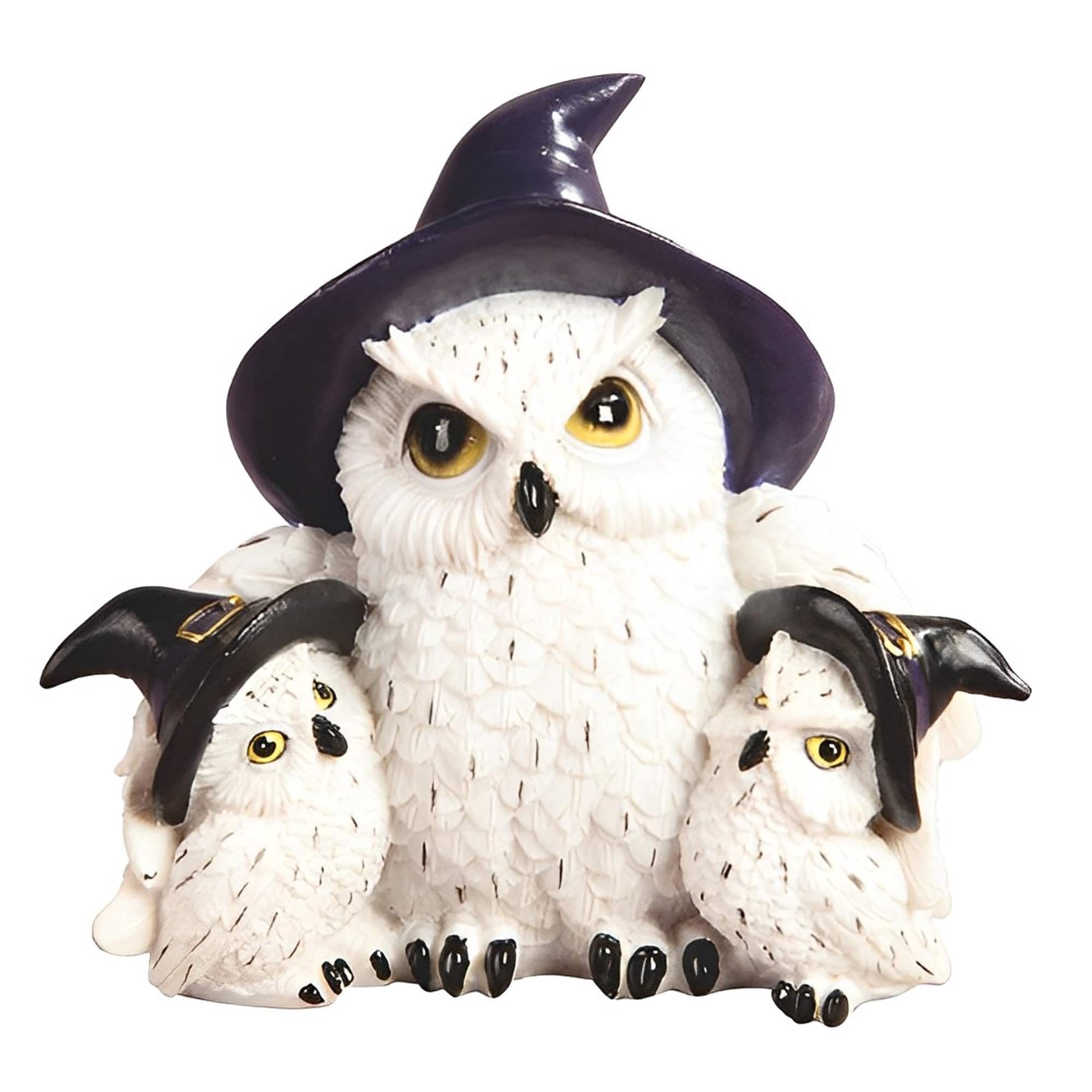FC Design - 5.25"W Owl Family of 3 Figurine Statue Office Desk Tabletop Home Decor Gift - Multi-Color