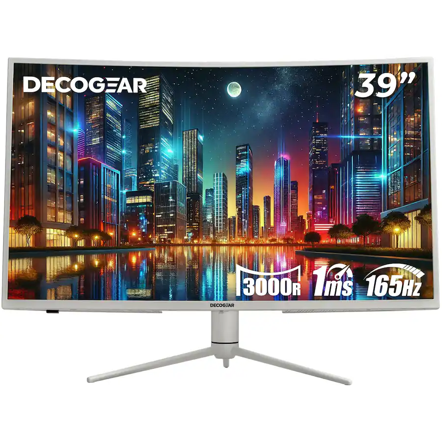 391 Inches Screen Deco Gear 39 Inch Curved Widescreen Gaming Monitor, 2560x1440, 165 Hz ...
