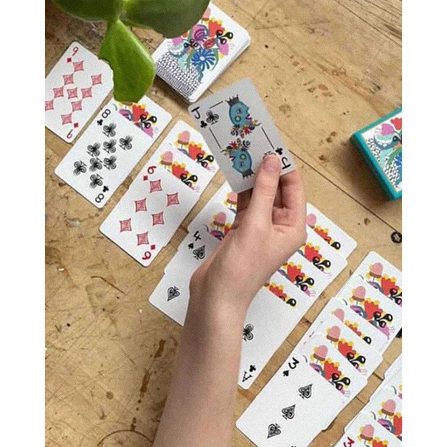 Back. Journey of Something - JOS: Playing Cards - Madeleine Stamer.