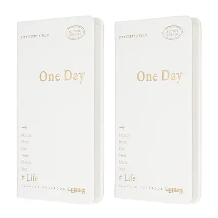 LIFE NEEDS A PLAN
AS TIME GOES BY
One Day
Minute
Hour
Day
Week
Month
Year
# Life
PLANNER NOTEBOOK
