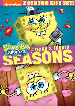 Front. Spongebob Squarepants: Seasons 3-4 - DVD.