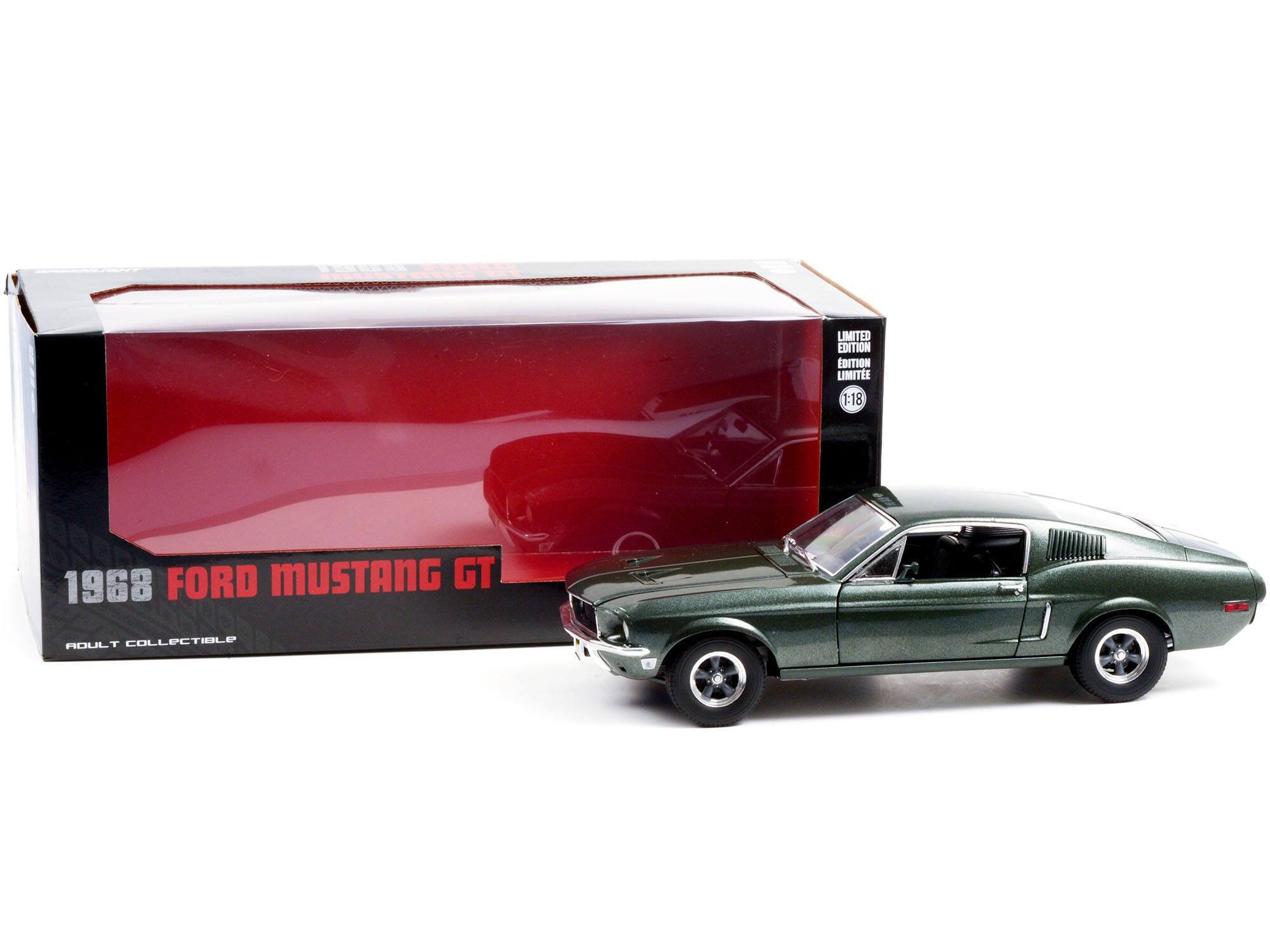 LIMITED EDITION  
EDITION LIMITE  
1:18  
1968 FORD MUSTANG GT  
ROULE COLLECTIBLE