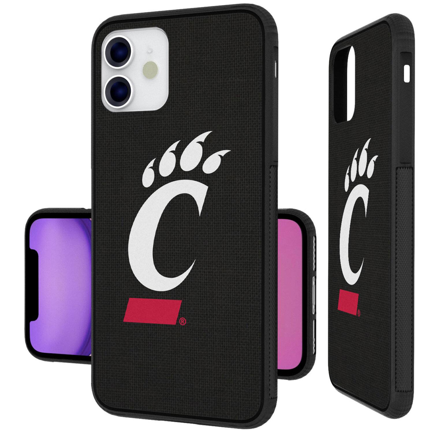 Alt View 1. Keyscaper - Cincinnati Bearcats iPhone Solid Design Bump Case - 13 Pro - Multicolor.