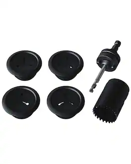 ECHOGEAR - Mini Wall Cord Hiders – Conceals 3 Low Voltage Cables Behind Wall – Great for TVs, Speakers & Desks – 4 Pack - Black