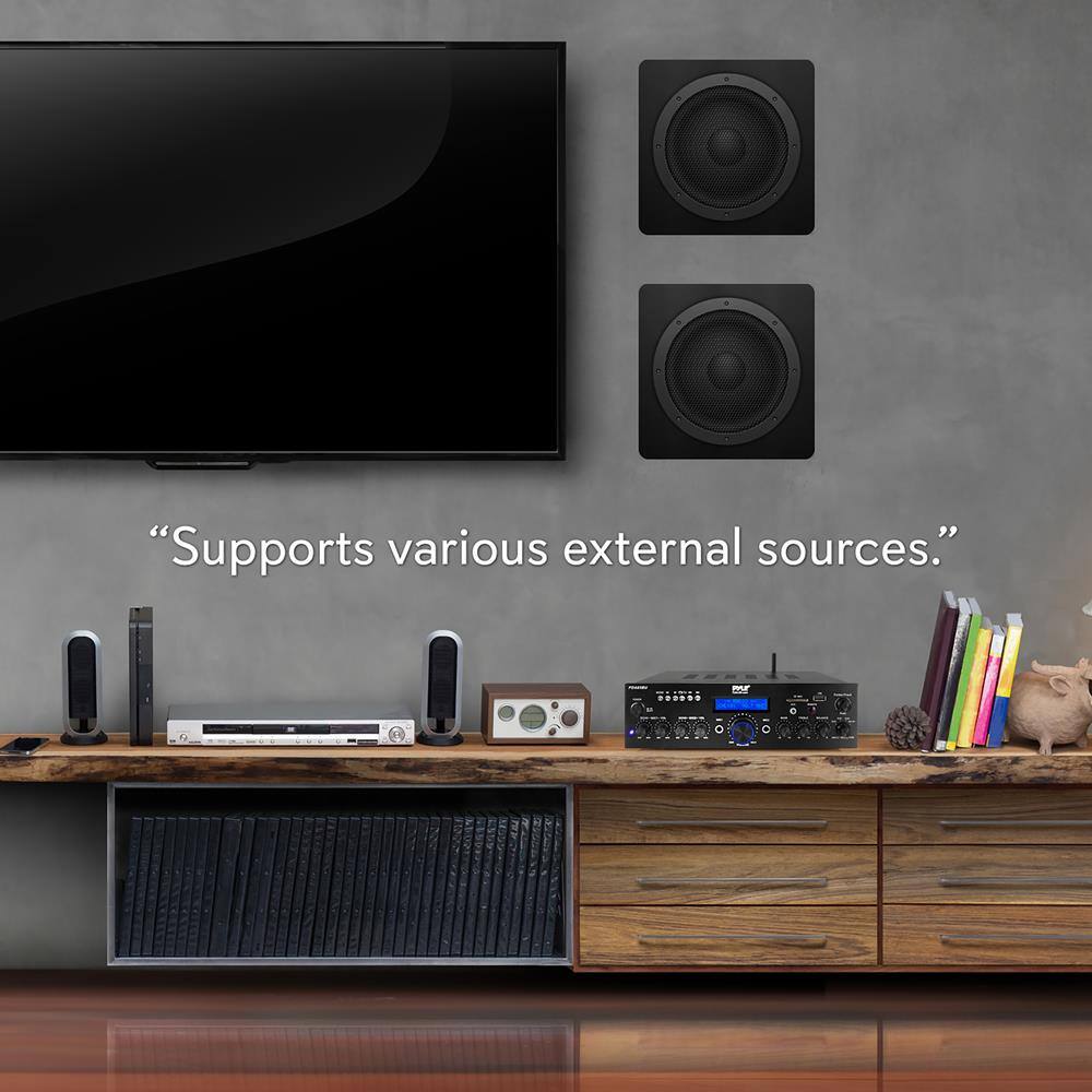 "Supports various external sources."