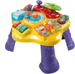 FINEAK - Magic Star Bilingual Activity Learning Table for Toddlers - Yellow