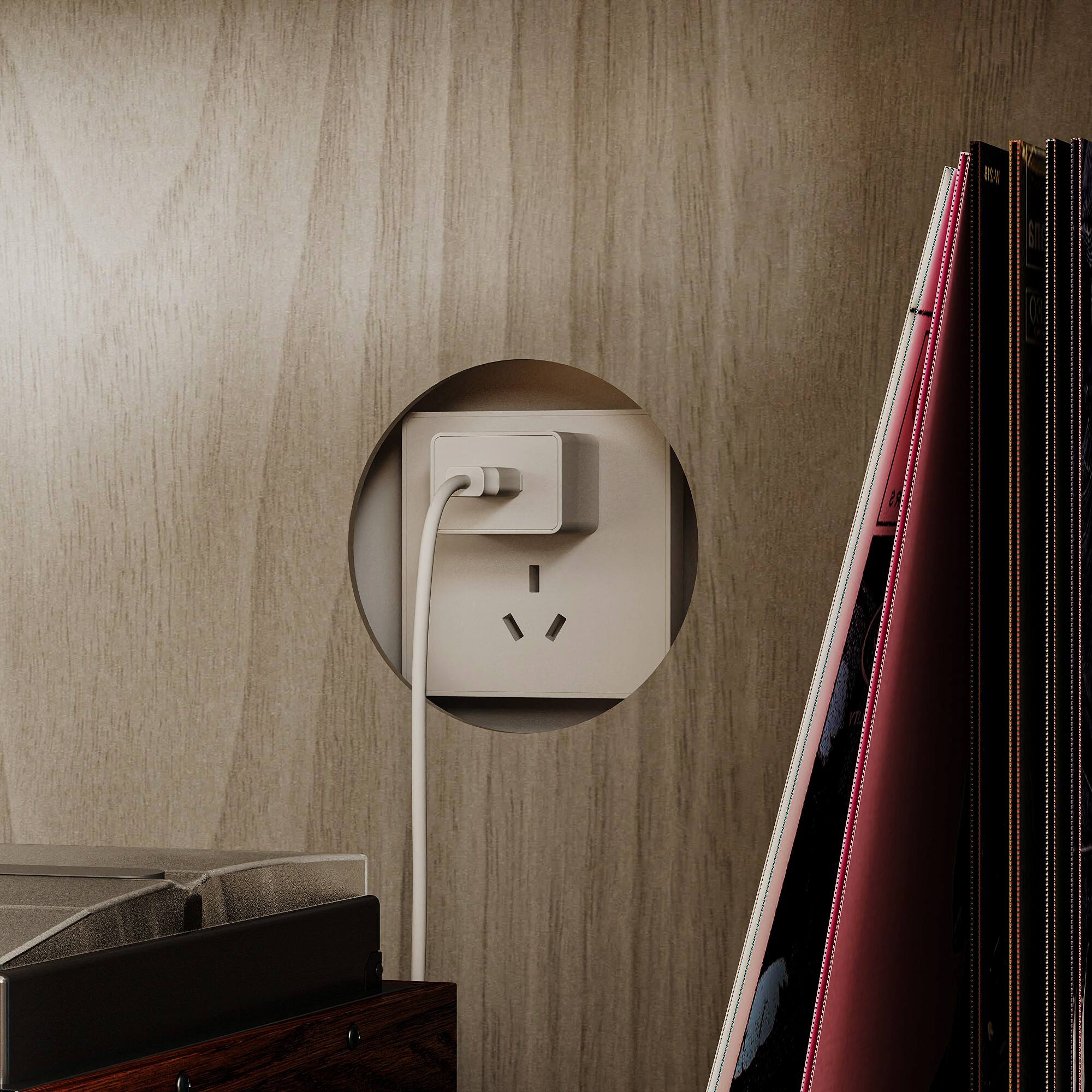 Alt View 10. FUFU&GAGA - FUFU&GAGA Light Gray TV Stand with Storage – 65" TV Fit, Modern Minimalist Design - Gray.