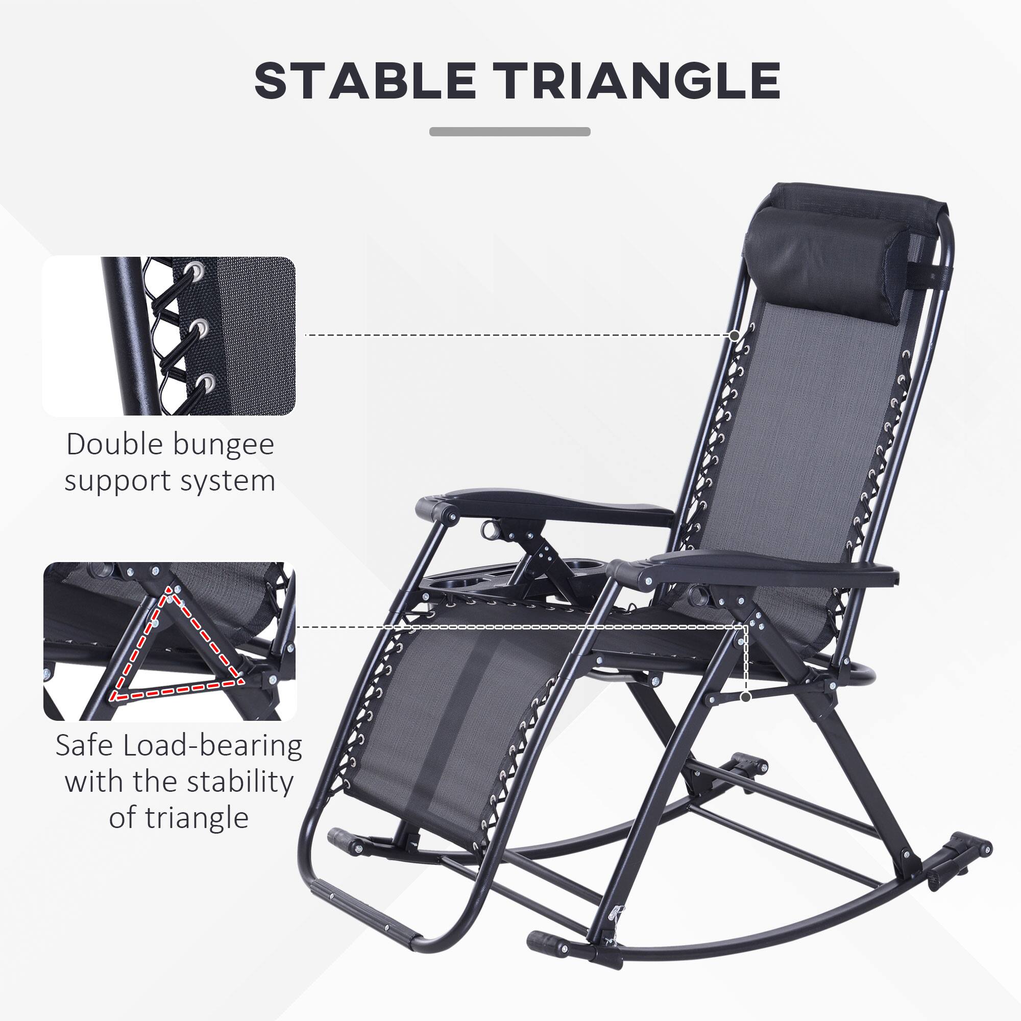 STABLE TRIANGLE

Double bungee support system

Safe Load-bearing with the stability of triangle