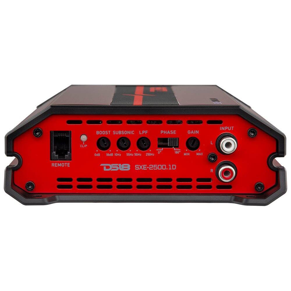 BOOST SUBSONIC LPF  
PHASE  
GAIN  
INPUT  
CLIP  
L  
0dB  
18dB 10Hz  
55Hz 50Hz 250Hz  
0  
180° MIN  
MAX  
REMOTE  
D518  
SXE-2500.10  
R