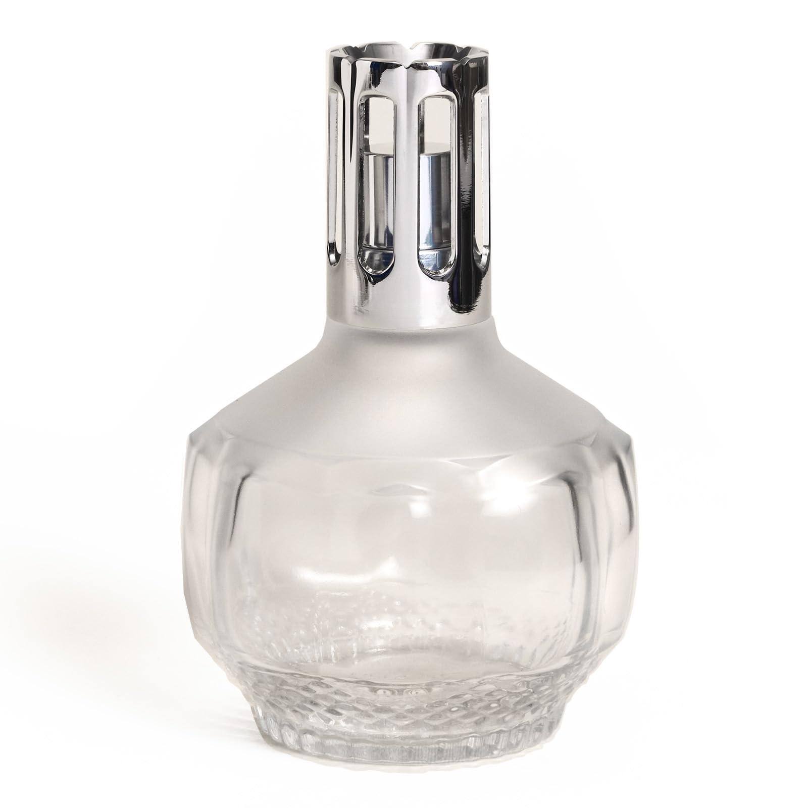 Live At Space - 7.3" Catalytic Fragrance Lamp, Odor Eliminator for Home, Refillable Diffuser - White