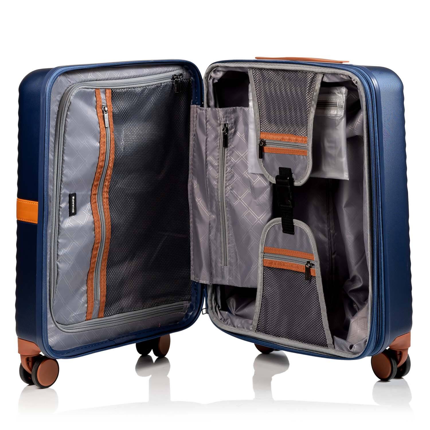 Back. Champs - Vintage II Collection Carry-on - Navy.