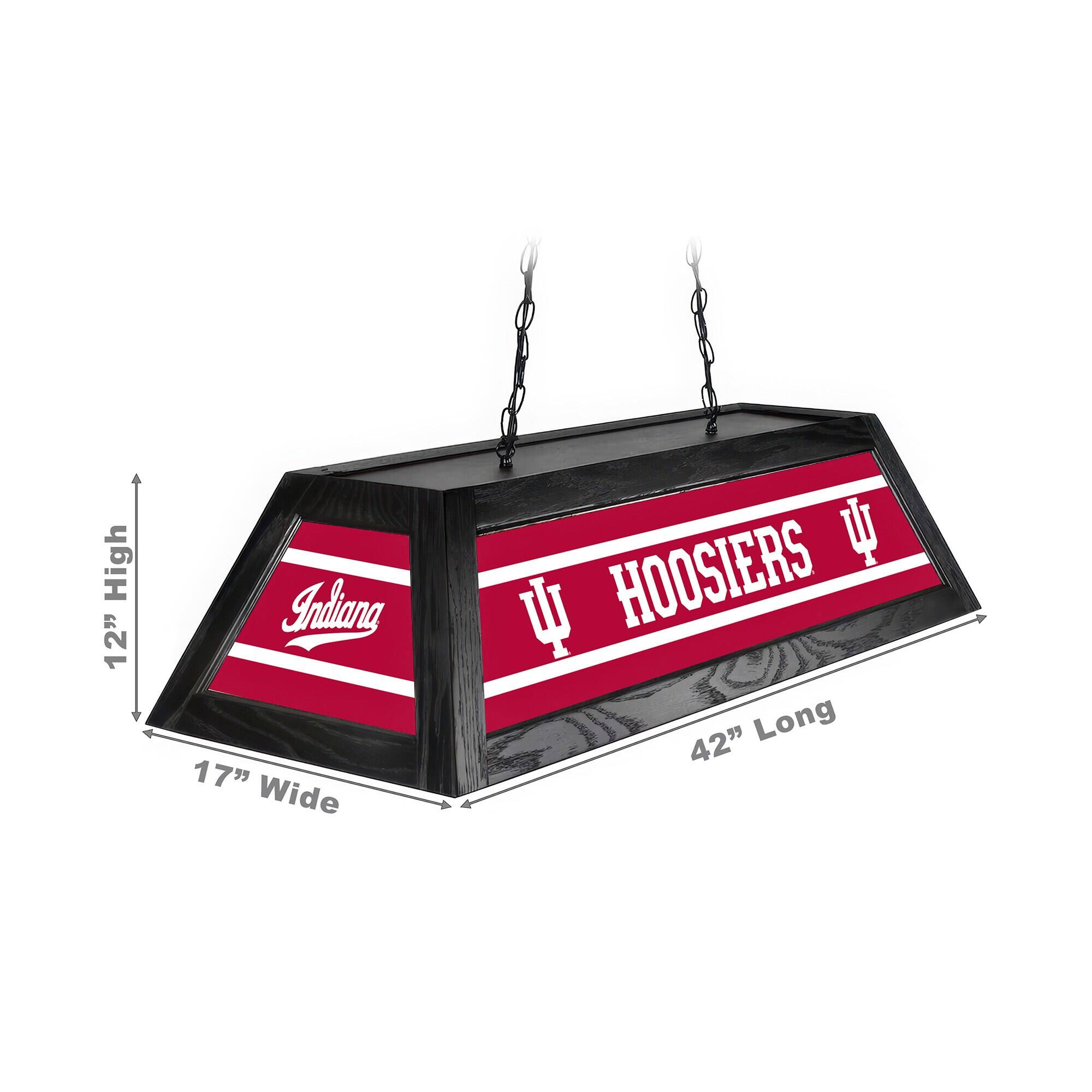 High 12"  
Indians 17" Wide  
HOOSIERS 42" Long