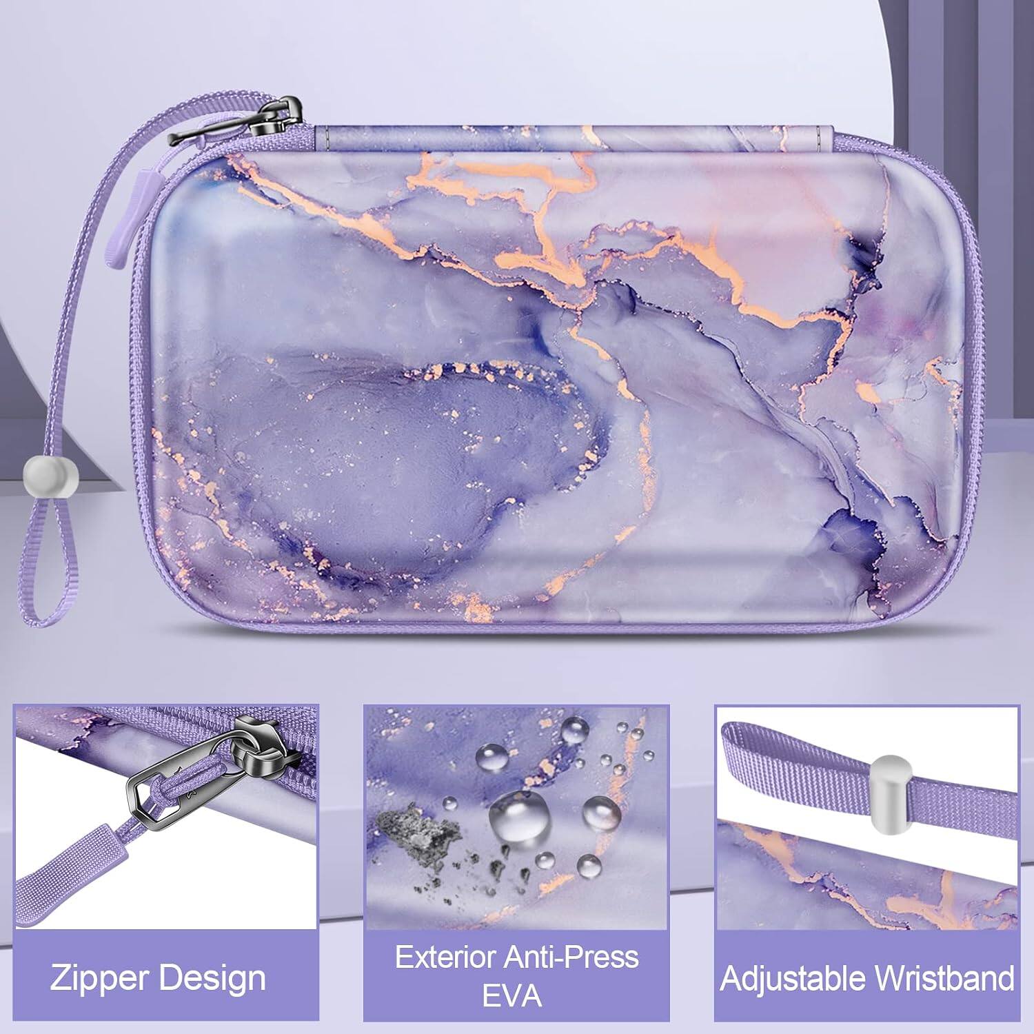Zipper Design  
Exterior Anti-Press Adjustable Wristband EVA