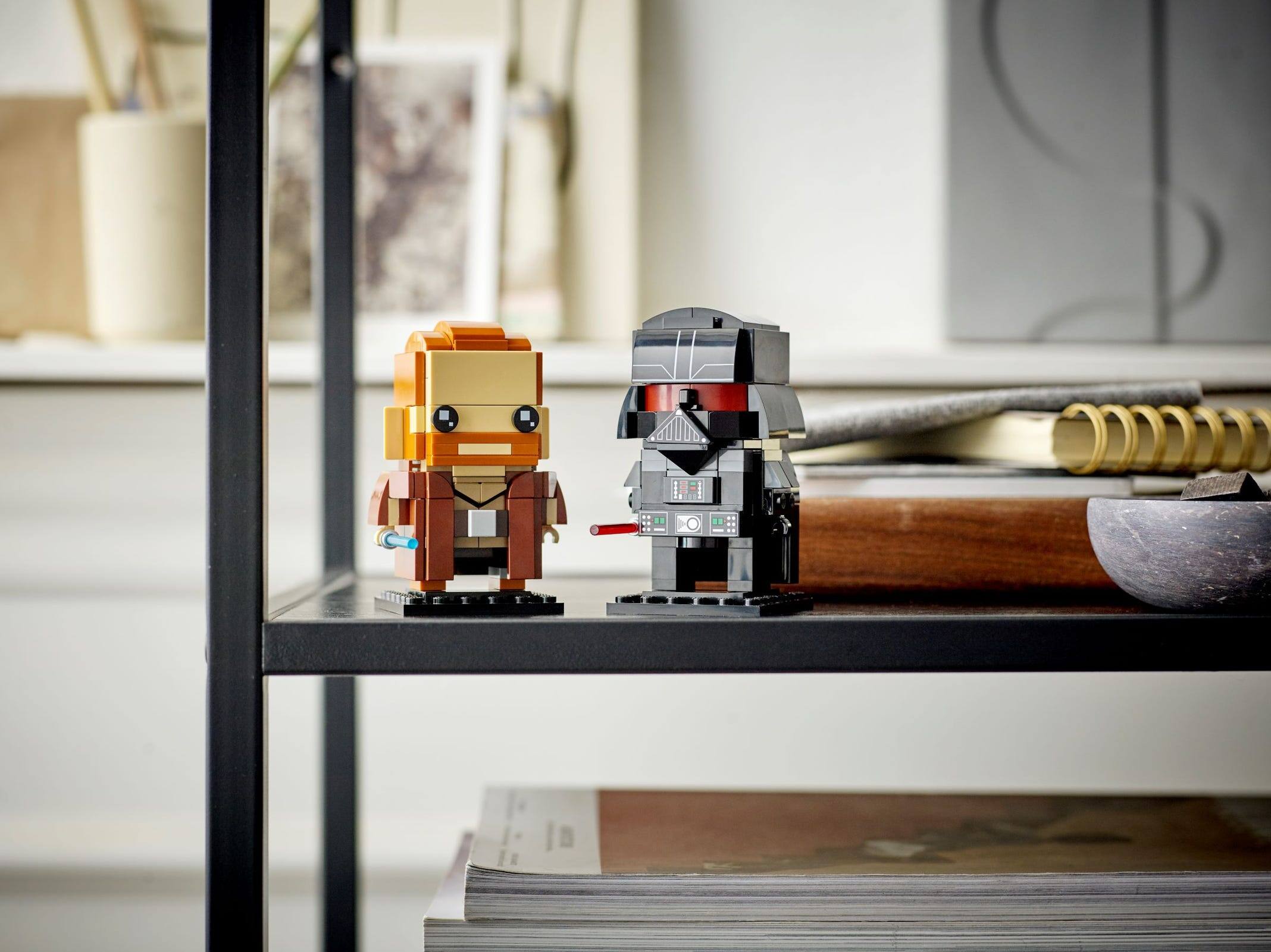 LEGO LEGO: BrickHeadz [Obi Wan Kenobi & Darth Vader #40547] - Best Buy